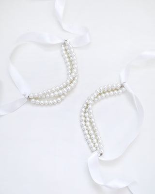 Trinity Pearls Ankle Straps