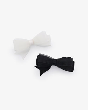 Mesh Bow Hair Clips