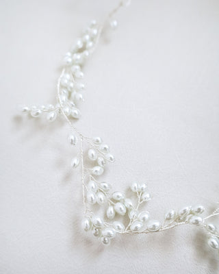 Pearl Leaves Vine BranchHeadbands
