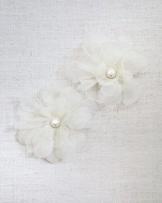 Ophelia Flower Shoe Clip with Pearl