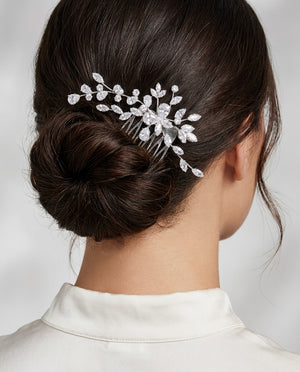 Crystal Bloom Bridal Hair Comb