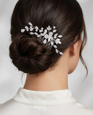 Crystal Bloom Bridal Hair Comb