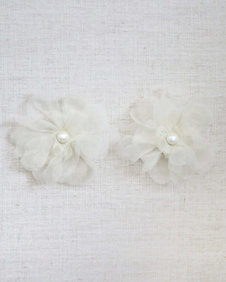 Ophelia Flower Shoe Clip with PearlShoe Clips