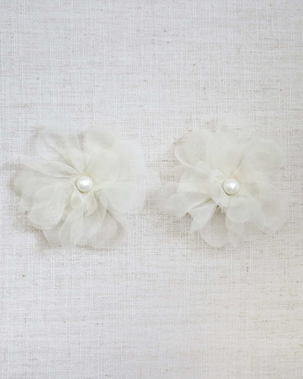 Ophelia Flower Shoe Clip with Pearl
