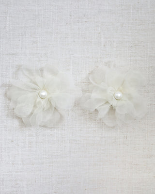 Ophelia Flower Shoe Clip with Pearl