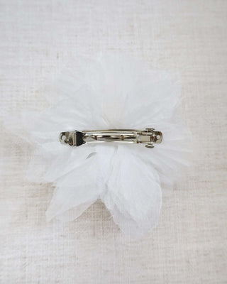 Large Ophelia Flower Hair Barrette with Pearl