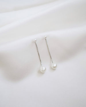 Pearl Duo Drop Earring