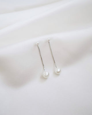 Pearl Duo Drop Earring