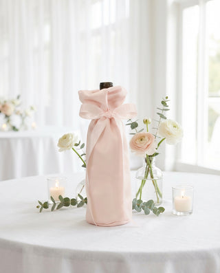 Satin Wedding Wine BagWine Bag