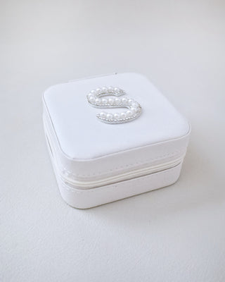 Pearl Monogrammed Jewelry Box