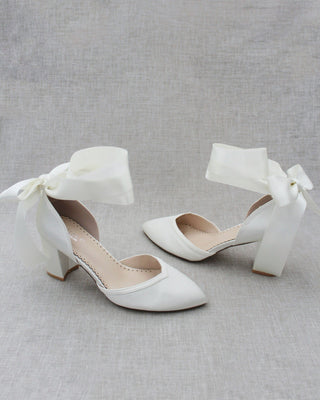 ivory bridal heels