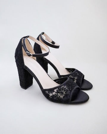 Women Black Shoes, Formal Shoes for Wedding, Bridal Party, Prom Shoes ...