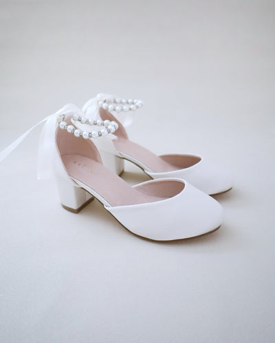 Childrens ivory bridesmaid shoes sales