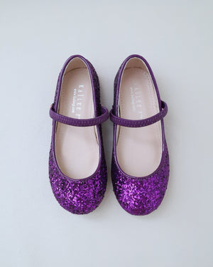 Rock Glitter Mary Jane Ballet Flats