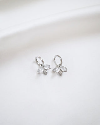 Lotus Hoops Earring