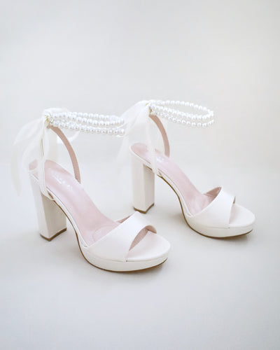 Wedding shoes with deals no heel