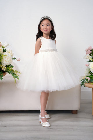 Flower Girl Dress with Perla Sash