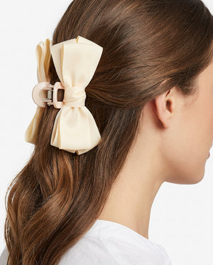 Satin Bow Claw Clip