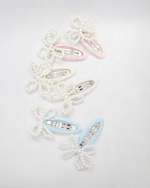 Pearl Flower Hair Clip for Girls