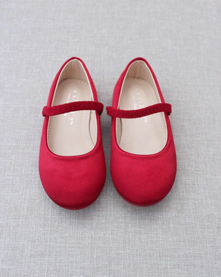 Satin Mary Jane Flats