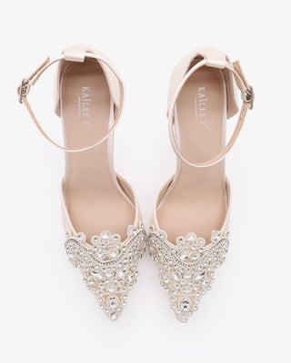Embellished Rhinestones Wedding HeelWomen Shoes