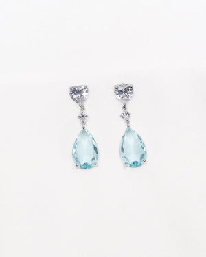 Blue Teardrop Earring