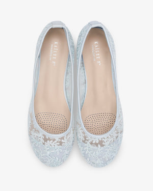 Crochet Lace Ballet Flats