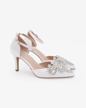 Embellished Rhinestones Wedding Heel