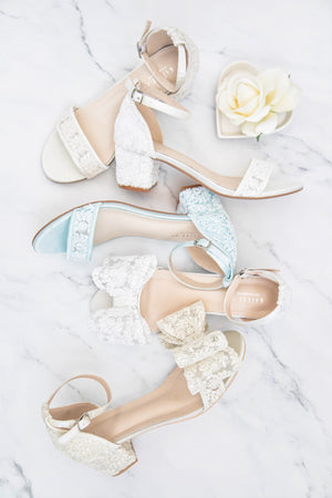 Low Wedding Heels for Brides