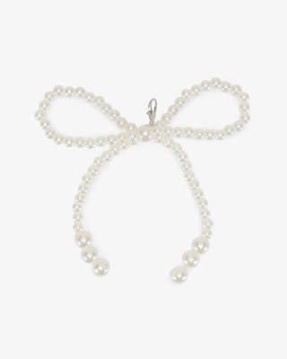 Pearls Bow Shoe Charms