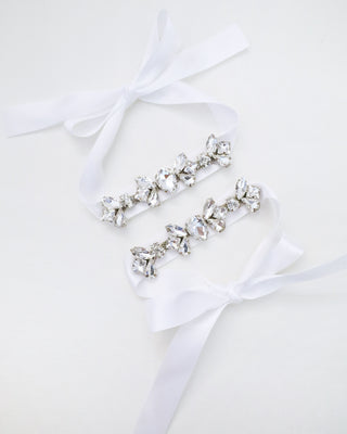 Navette Rhinestones Ankle Straps