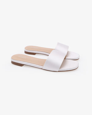 Satin Slip on Sandals