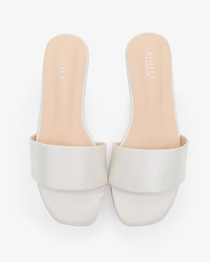 Satin Slip on Sandals