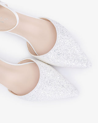 Rock Glitter Ankle Strap Flats