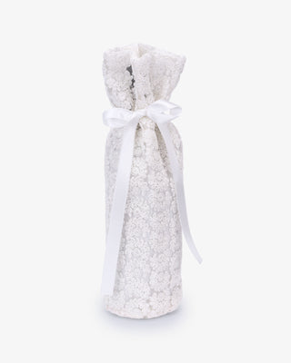 Crochet Lace Wedding Wine Bag