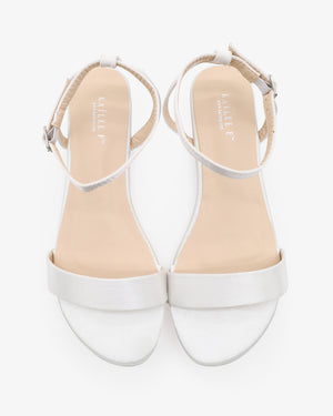 white dress sandals flat Ivory Satin Sandal with Pearls, Bridesmaids Sandal, Wedding Flat Womens Flats sandals are perfect for any casual date Oyedens Women's Lace Flip Flops