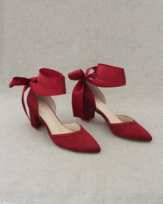 burgundy heels