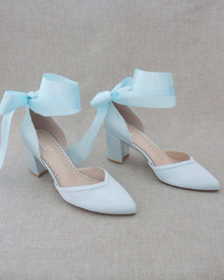 light blue wedding shoes