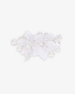 Frosted Bloom Hair Clips