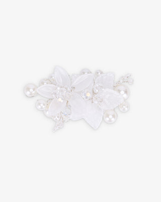 Frosted Bloom Hair Clips