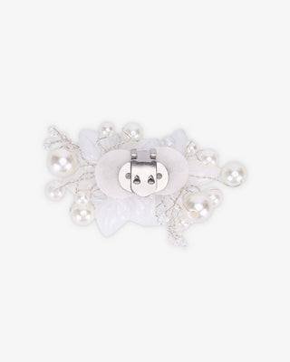 Frosted Bloom Shoe Clips