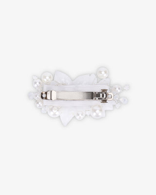 Frosted Bloom Hair Clips