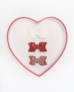 Gift with Purchase - 3 Glitter Bows Set