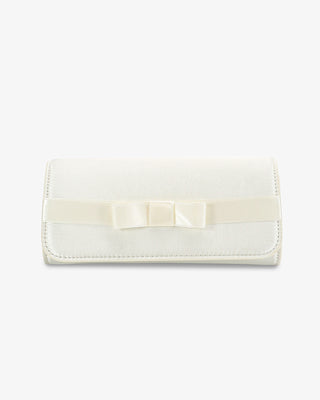 Satin Wedding Clutch with Celina BowClutch