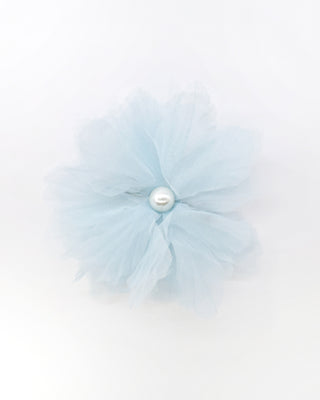 Large Ophelia Flower Hair Barrette with Pearl