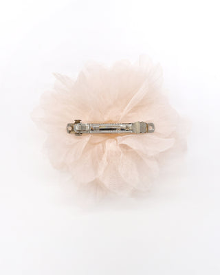 Large Ophelia Flower Hair Barrette with PearlHair Clips