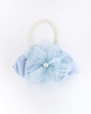 Cleo Pearl Satin Mini Pouch with Ophelia Flowers
