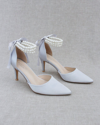 Trinity Pearl Wrap Evening Shoes