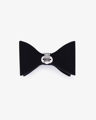 Satin Tuxie Bow Shoe Clips