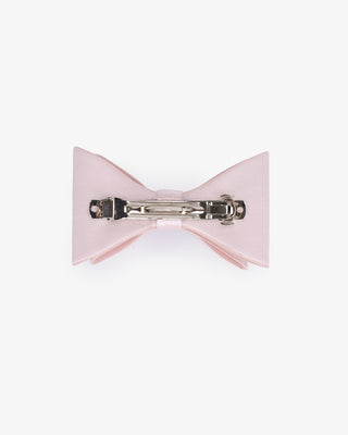 Satin Tuxie Bow Barrette